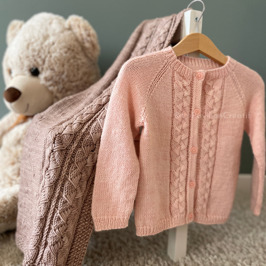 Duo Patrons couverture & gilet Juliette
