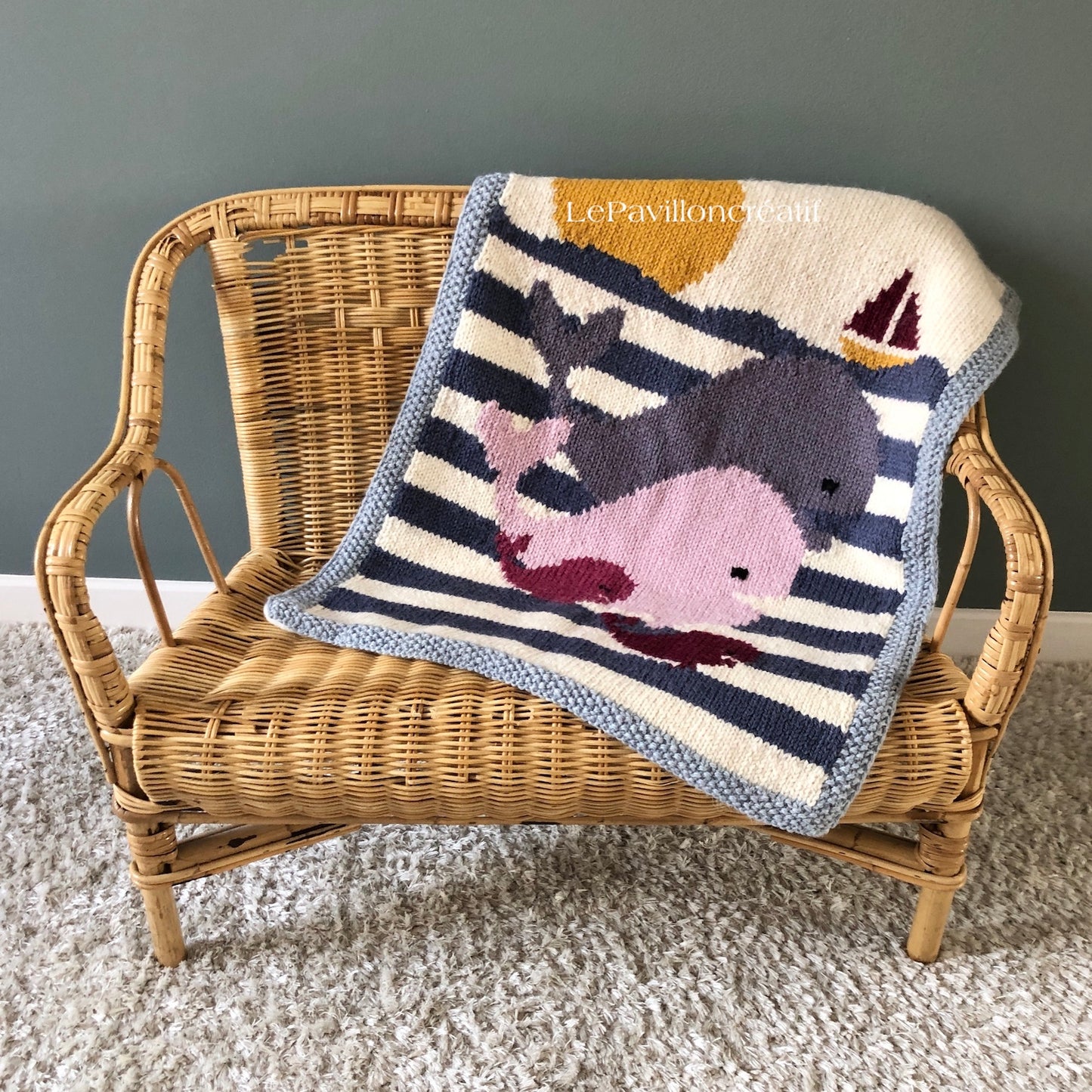 couverture-laine-famille-baleine-bébé