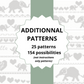Additionnal patterns for the elephant blanket