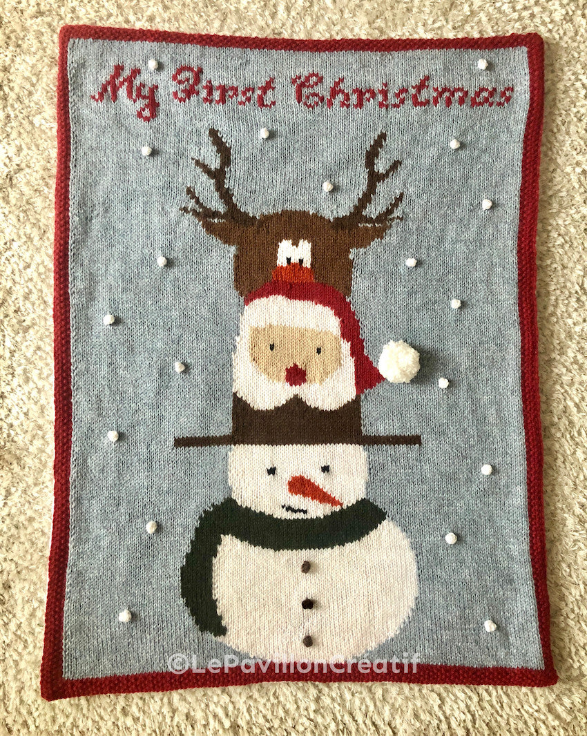 My first Christmas blanket